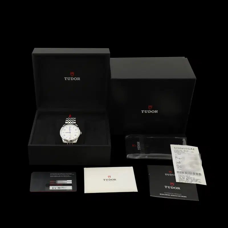  チューダー 91650 1926 オパールイン ブルー ダイアル スチール 41mm セーター 自動巻き時計 腕時計(アナログ)