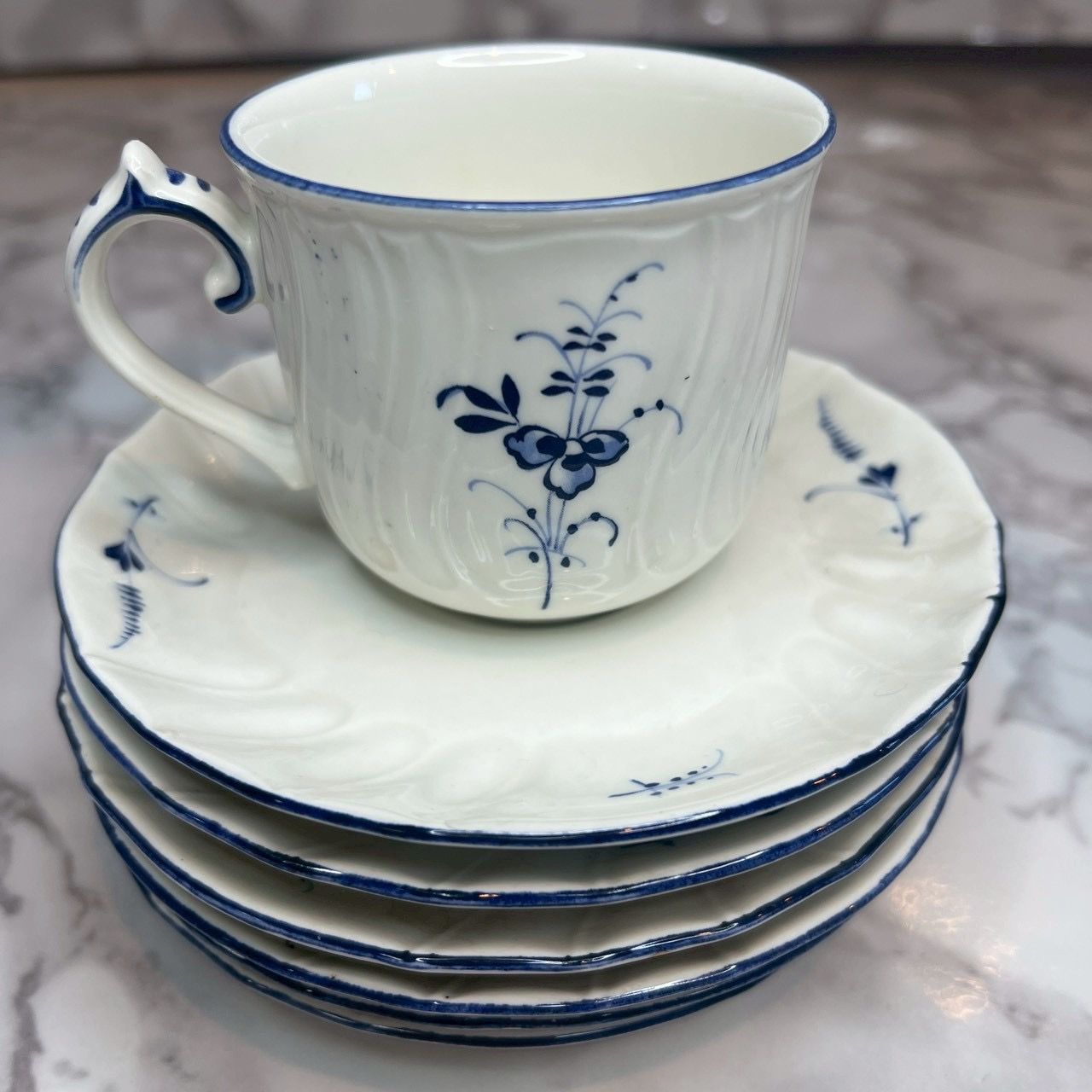 ビレロイ＆ボッホ Villeroy & Boch カップ＆ソーサー 6客セット Vieux