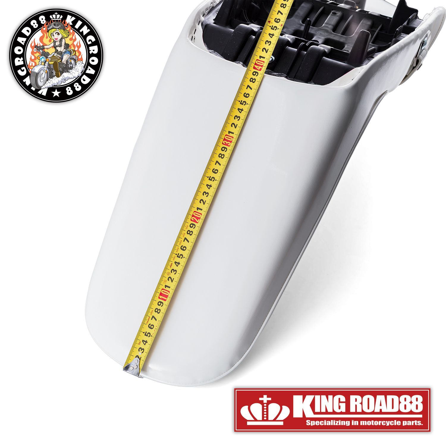 ヤマハ XJR400 前期 4HM KingRoad88 3段シート エナメル ホワイト 三段