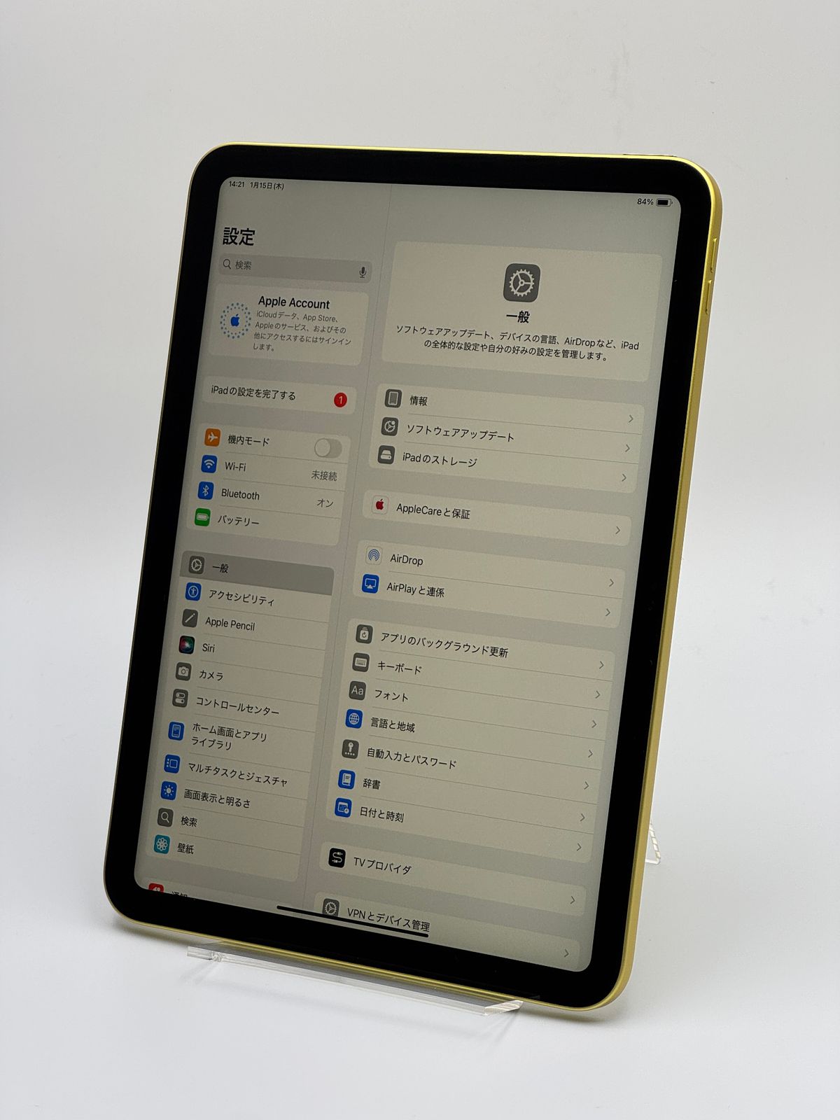 中古A】iPad 第10世代 64GB イエロー Wi-Fi バッテリー【100%】 - メルカリ