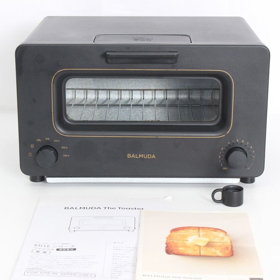 BALMUDA The Toaster K01E-KG ブラック スチームオーブントースター