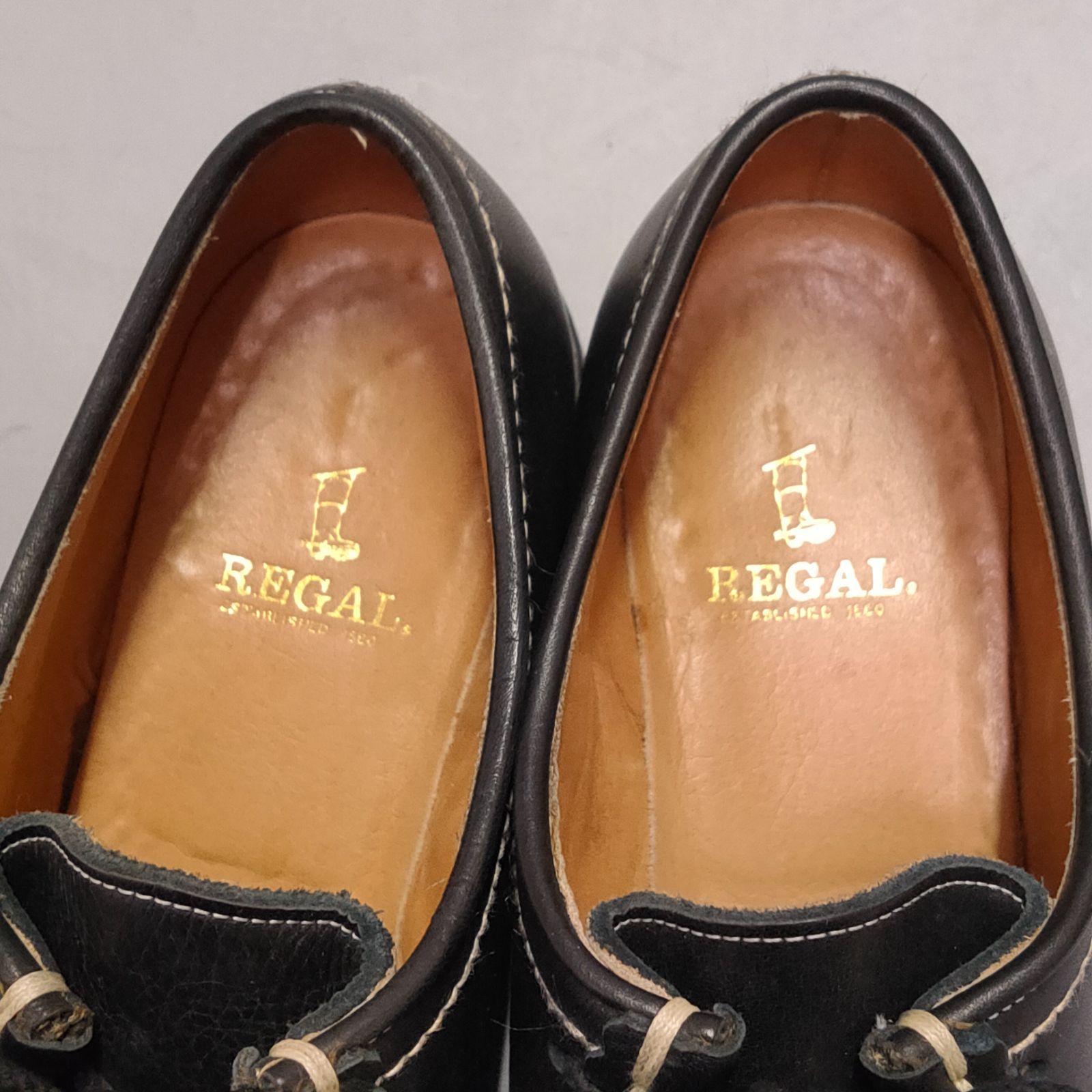 M1075◇REGAL ローファー 23.5㎝ レディース チロリアンシューズ 