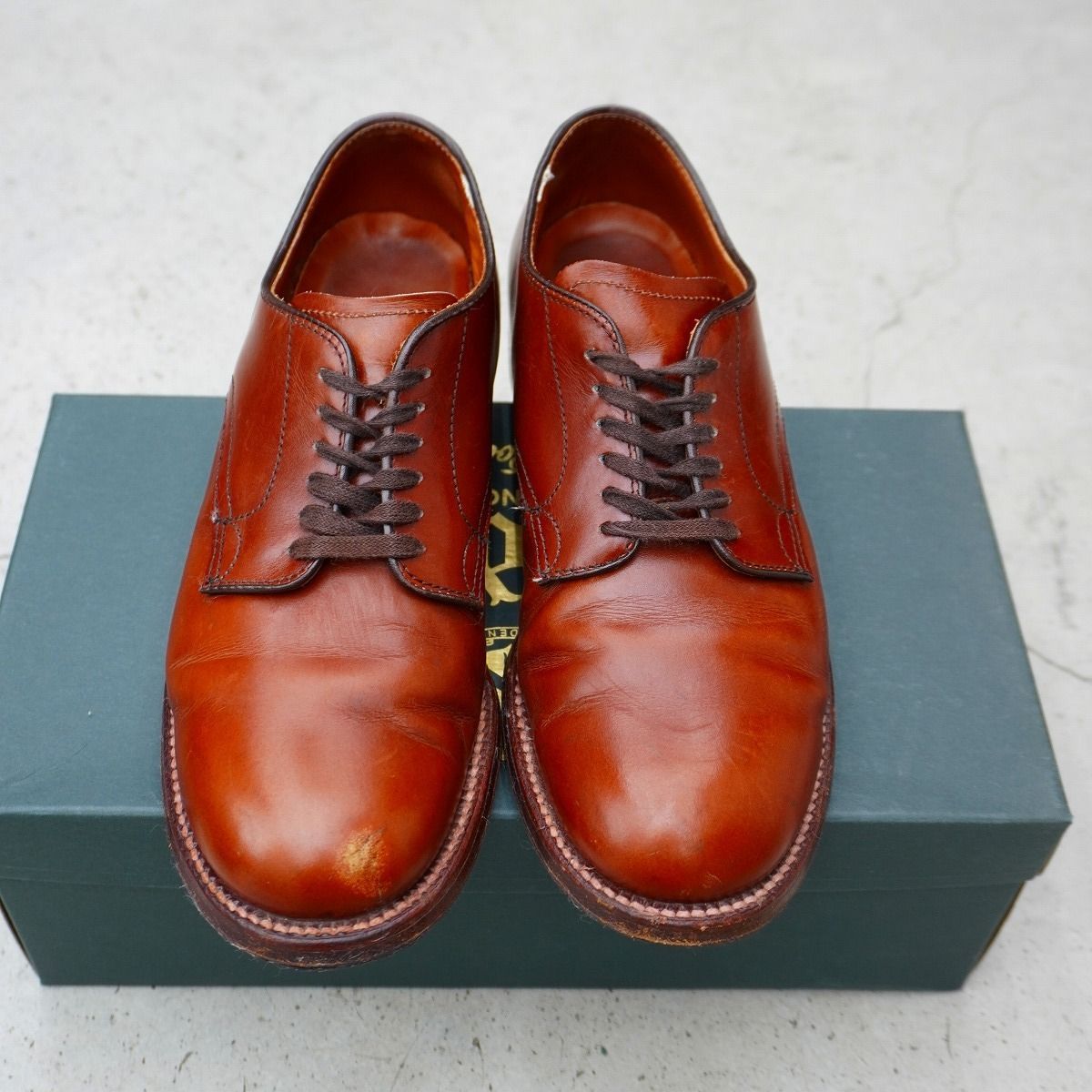 定番 Alden オールデン 53713 Military Plain Toe Ox ミリタリーラスト