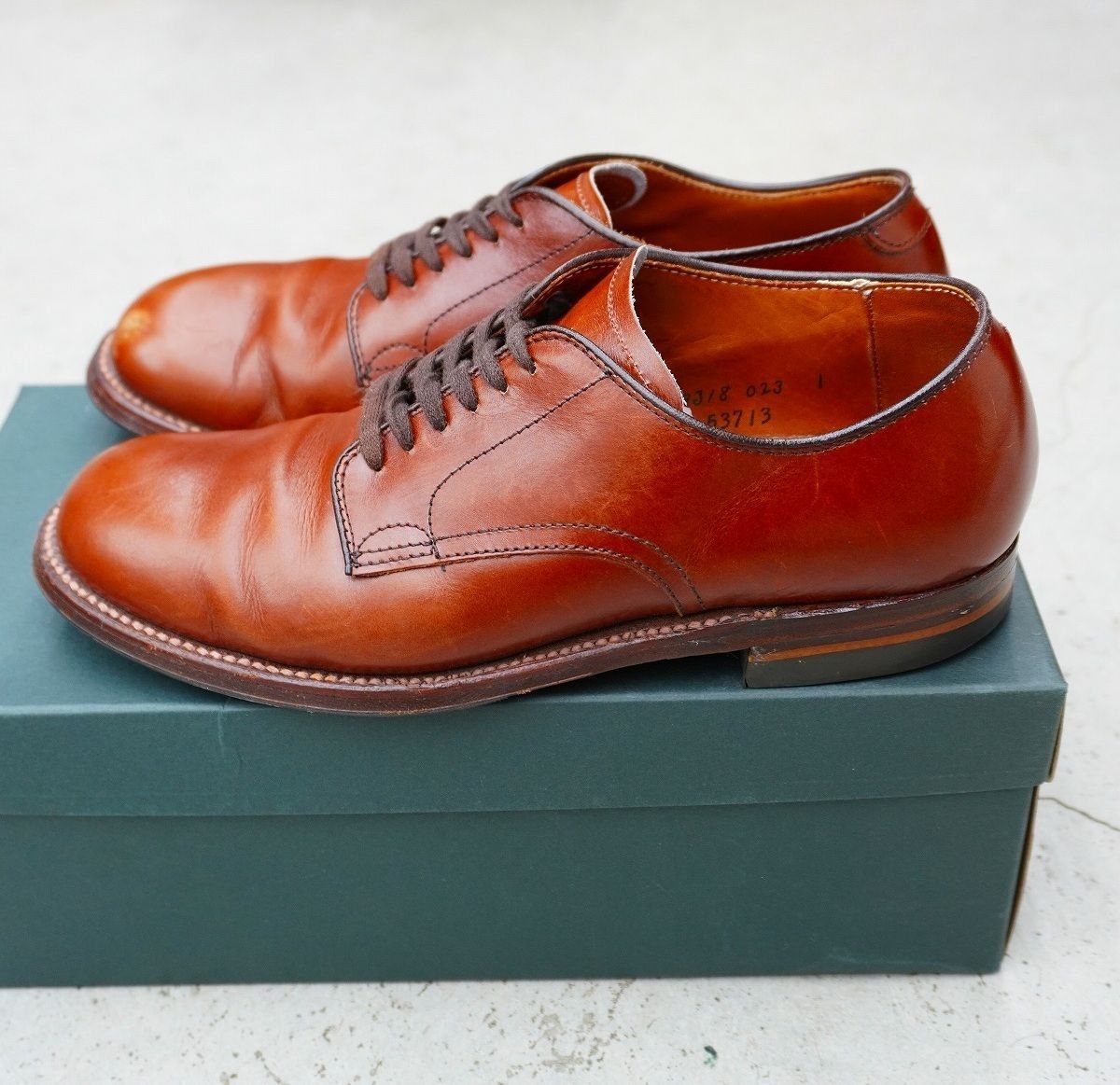 定番 Alden オールデン 53713 Military Plain Toe Ox ミリタリーラスト