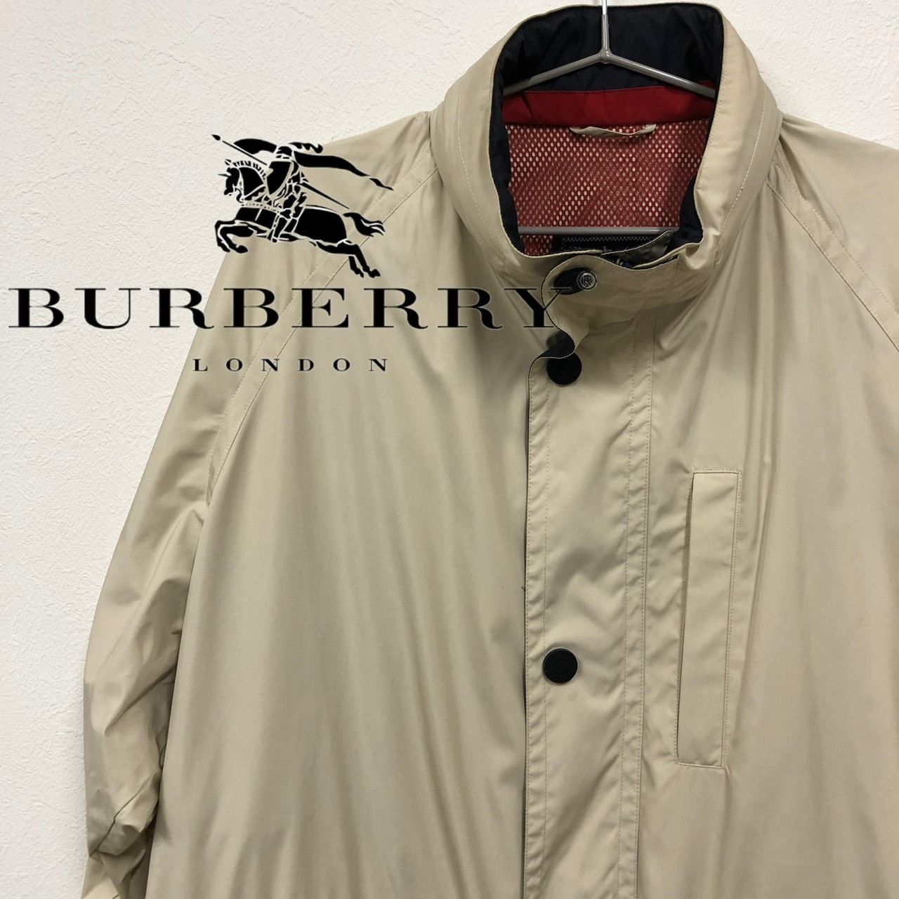 1点限り!!】BURBERRY バーバリー ナイロンジャケット ホワイト 白 