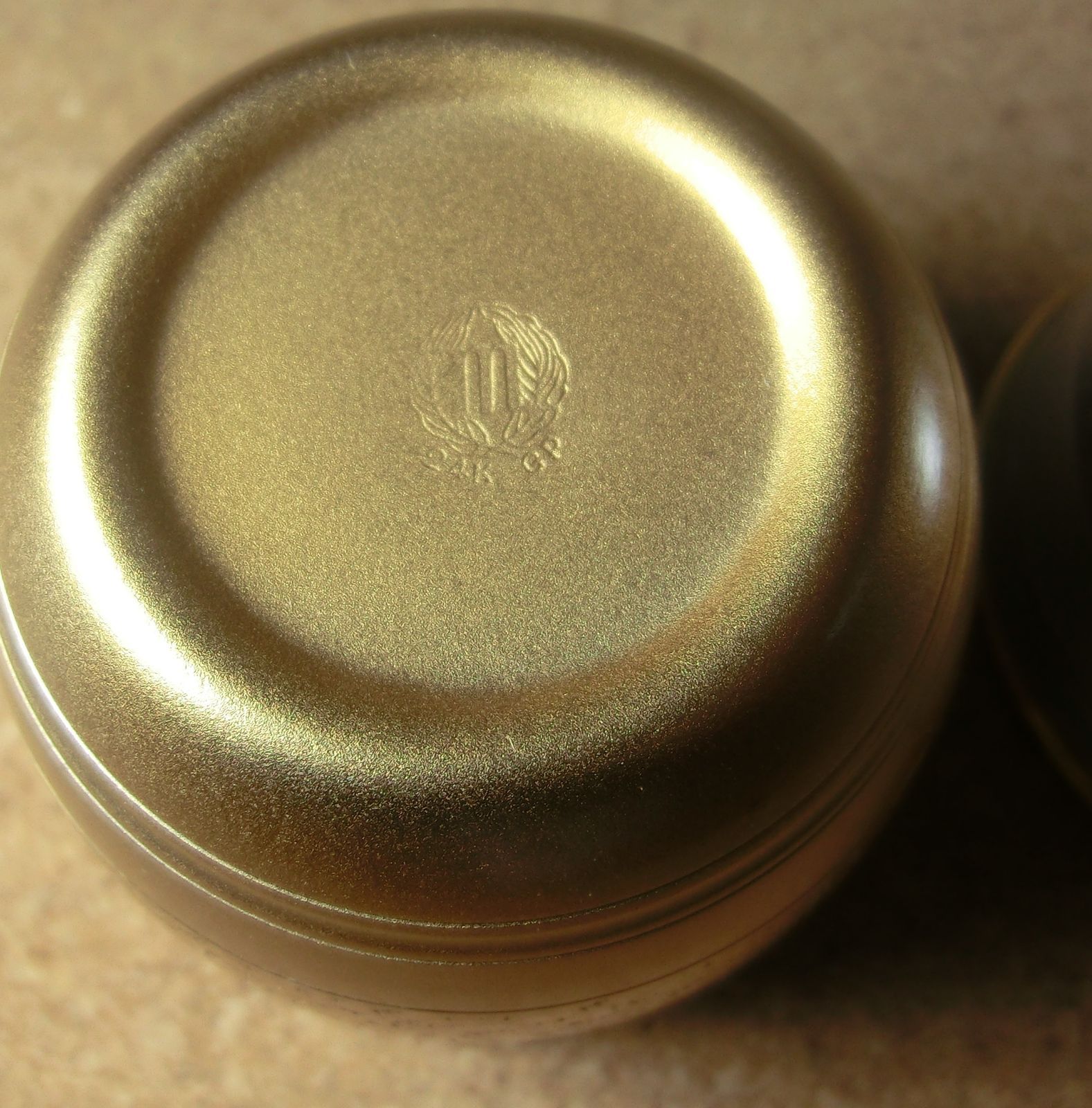 中古品 寿々の杯 鈴の音が響く 金杯銀杯セット 24KGP SP 表記 - メルカリ