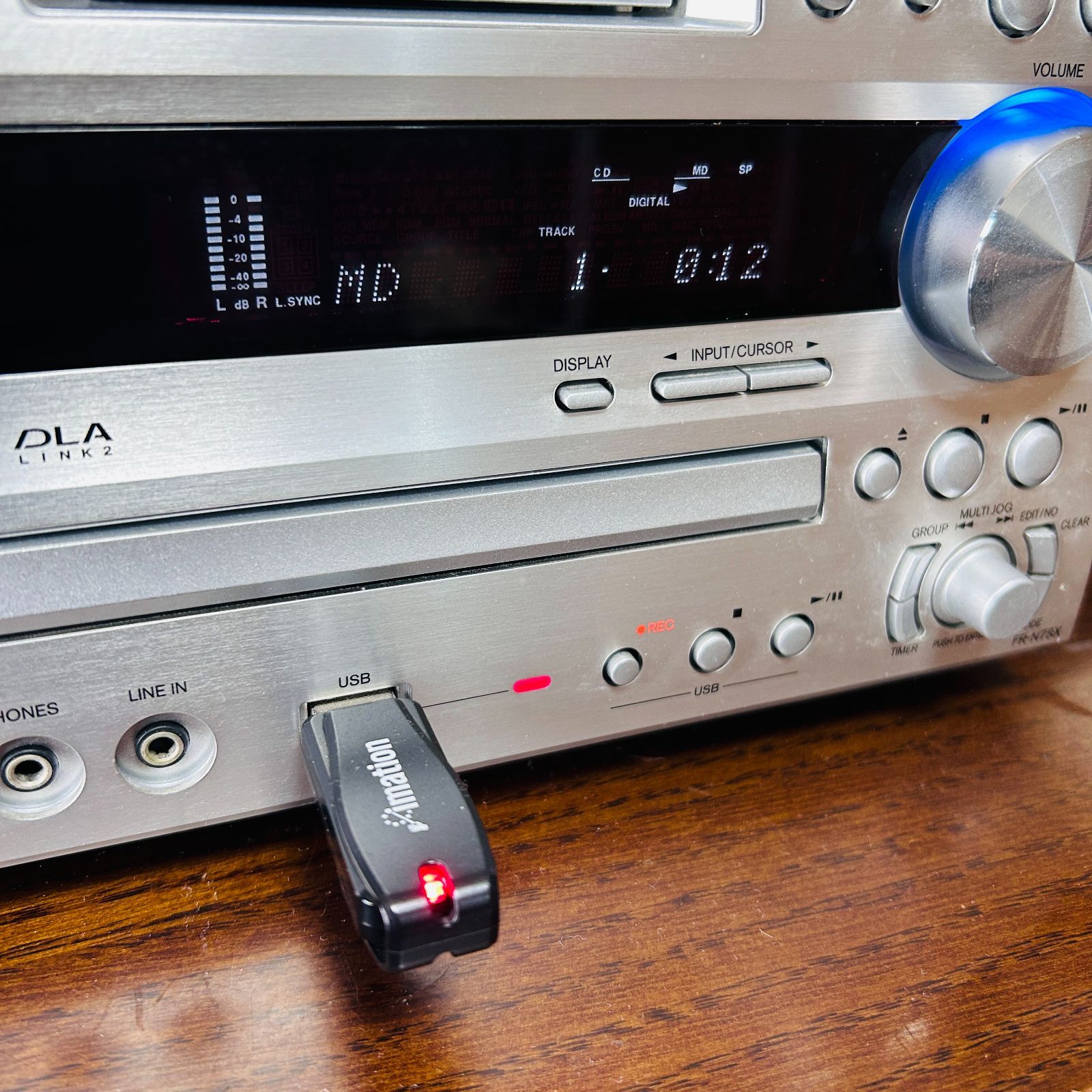 ONKYO CD/MD/USBレシーバー チューナーアンプ FR-N7SX ONKYO CD/MD/USB
