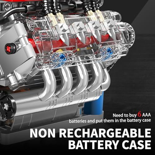 Mould King 10171 MOC テクニック LSX454（V8）8気筒エンジン 直列