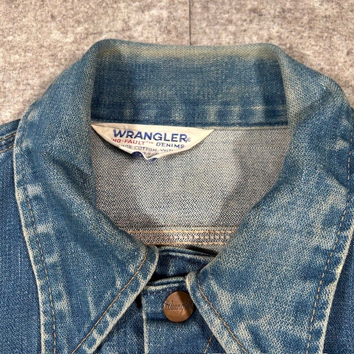 1980's Wrangler デニムジャケット 4つポケ USA製 白三角タグ
