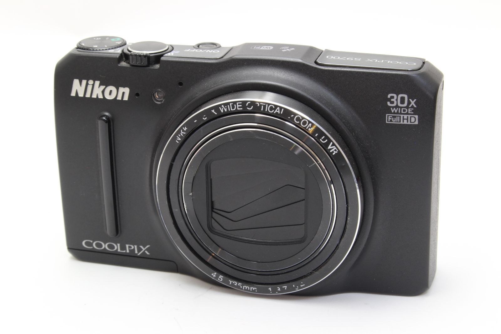 C (実用品) Nikon ニコン COOLPIX S9700 ブラック 初期不良返品無料 3