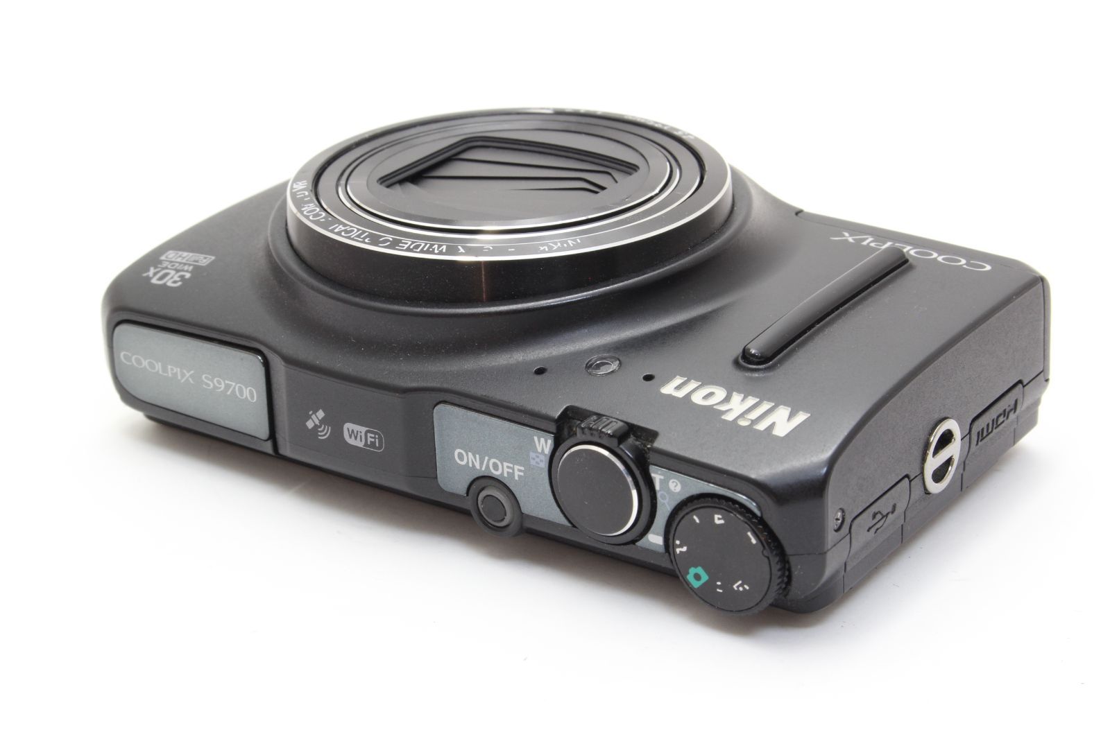 C (実用品) Nikon ニコン COOLPIX S9700 ブラック 初期不良返品無料 3