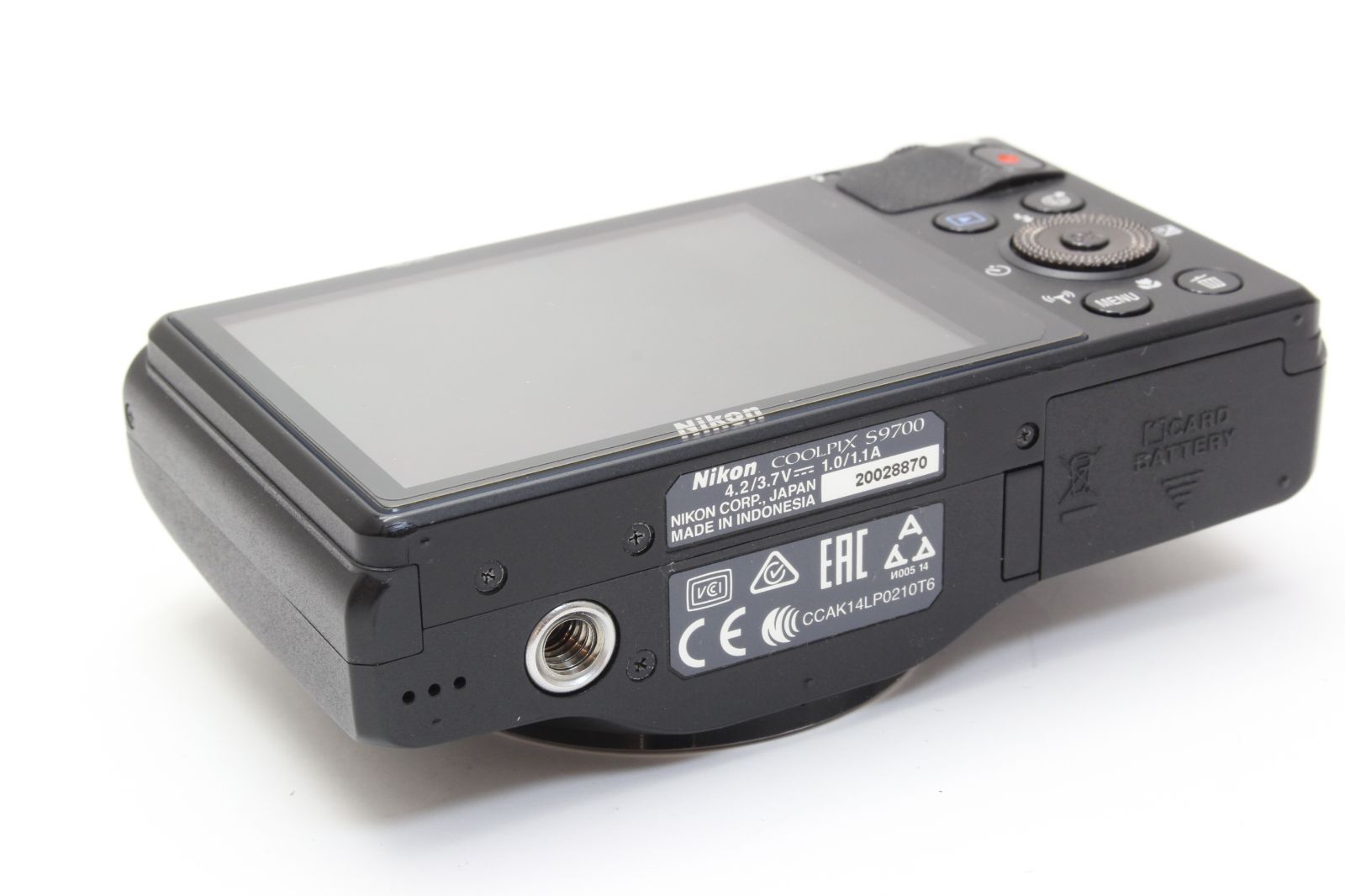 C (実用品) Nikon ニコン COOLPIX S9700 ブラック 初期不良返品無料 3