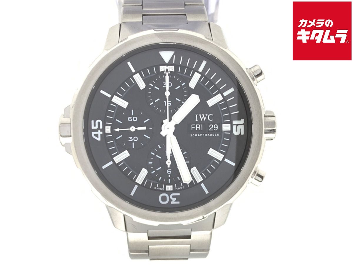 IWC アクアタイマー ブラック IW376804 ステンレススティール
