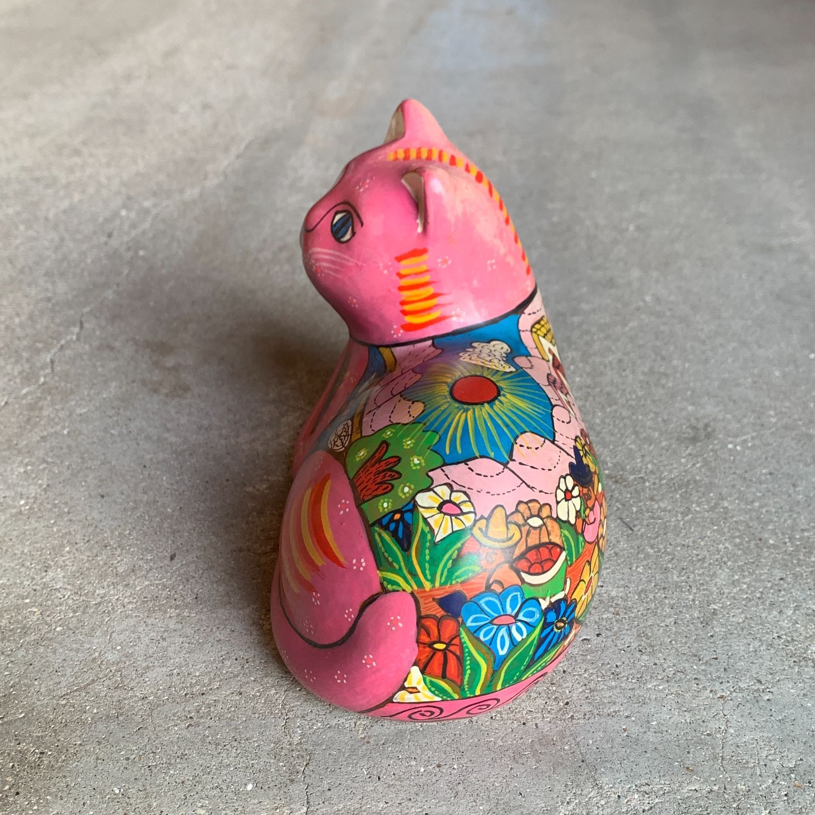 ヴィンテージ メキシコ トナラ焼 ねこ 猫 陶器 /HM-0216 - メルカリ