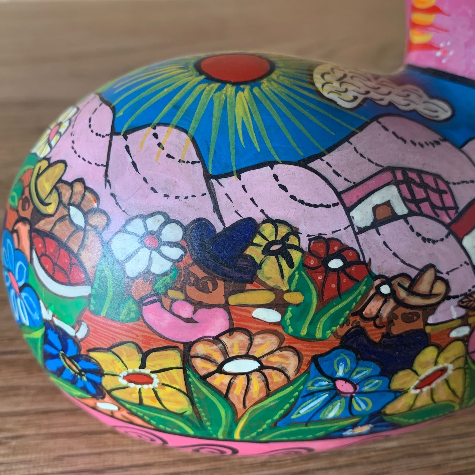 ヴィンテージ メキシコ トナラ焼 ねこ 猫 陶器 /HM-0216 - メルカリ