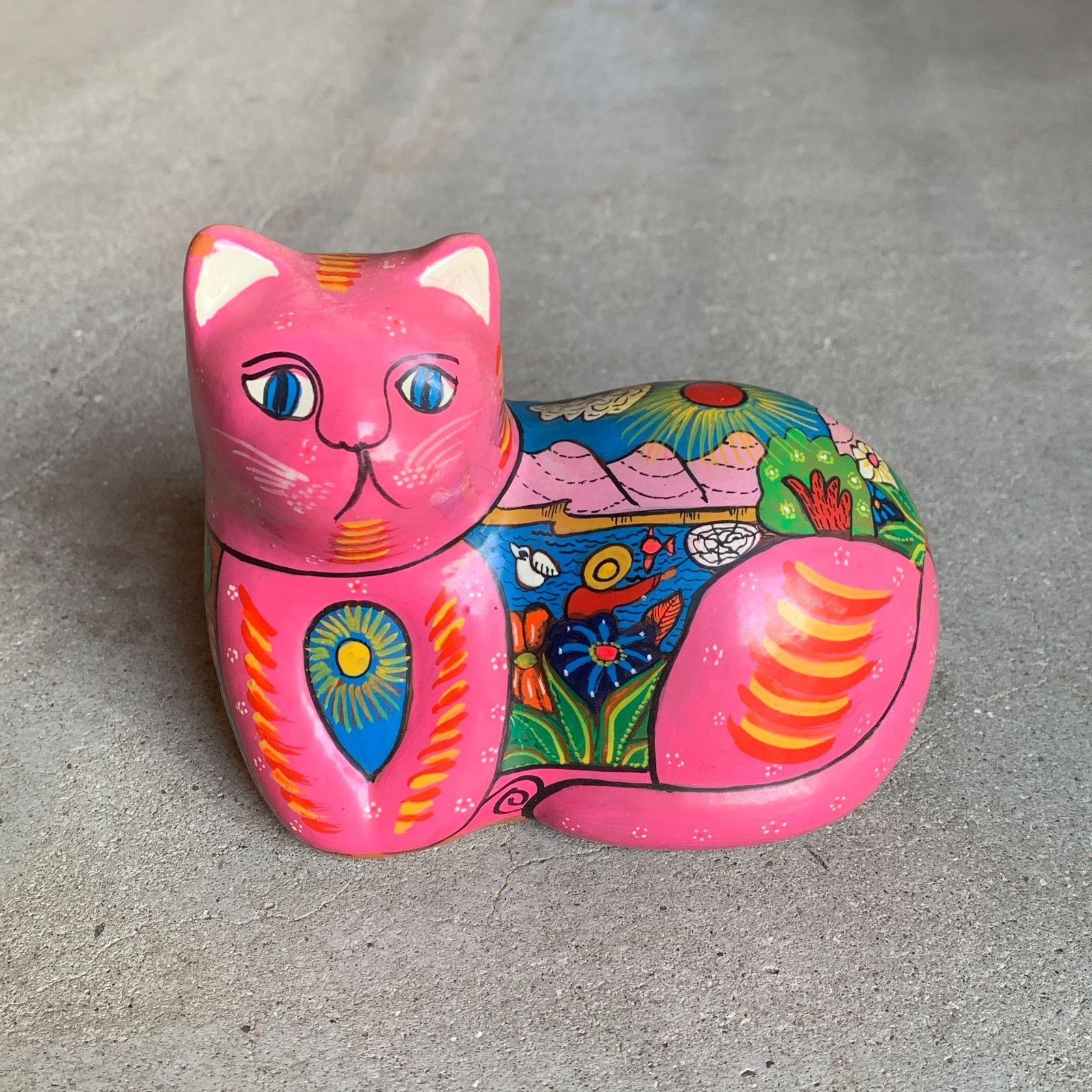 ヴィンテージ メキシコ トナラ焼 ねこ 猫 陶器 /HM-0216 - メルカリ