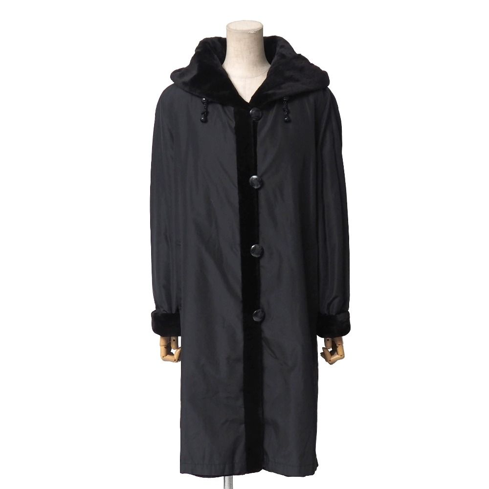 □美品□SAGA MINK サガミンク コート サイズ8 リバーシブル