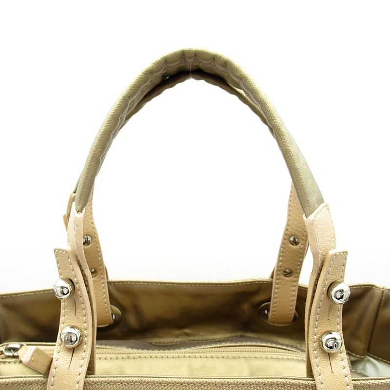 シャネル パリビアリッツトートGM A34210 コーティングキャンバス