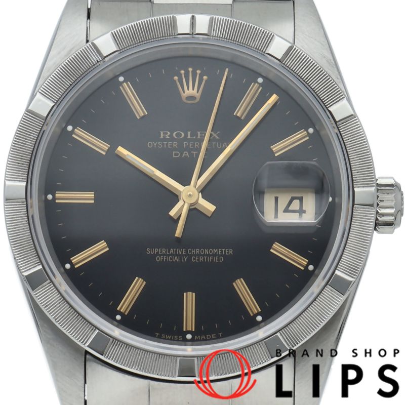 ロレックス オイスターパーペチュアルデイト 15210(S) 箱 保証書 SS