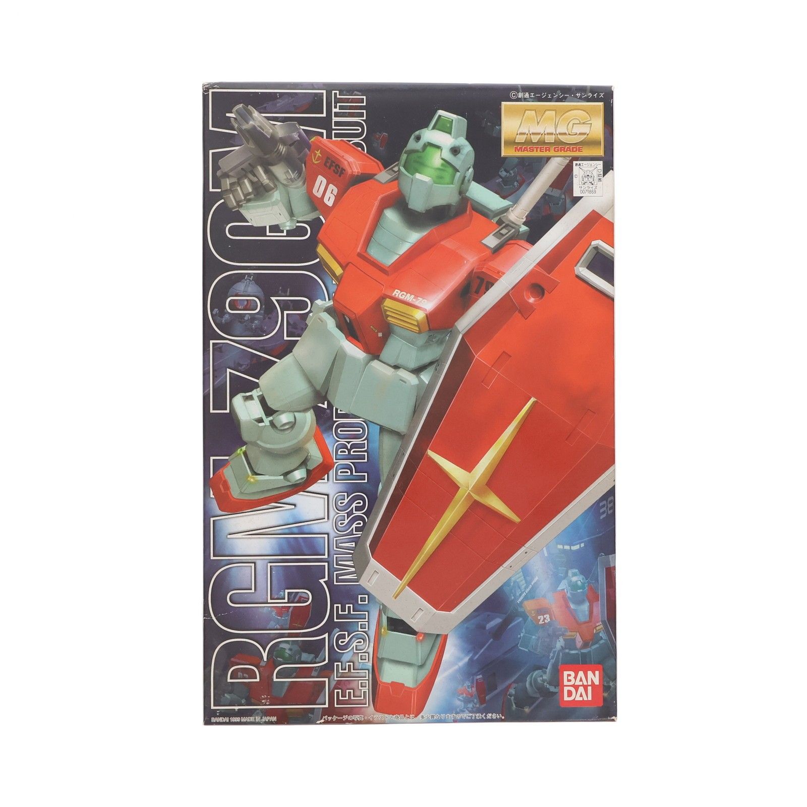 MG 1/100 RGM-79 ジム 機動戦士ガンダム プラモデル(0071869) バンダイ