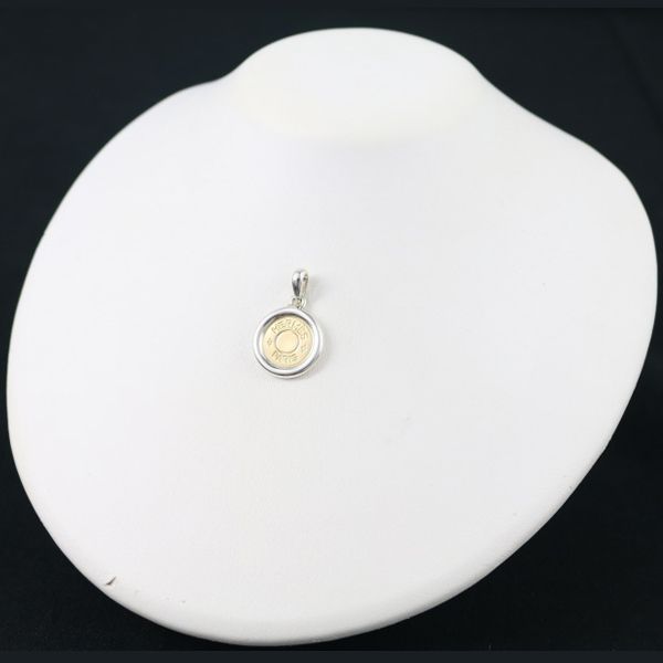 エルメス ペンダントトップ セリエ クルードセル K18YG/シルバー 925