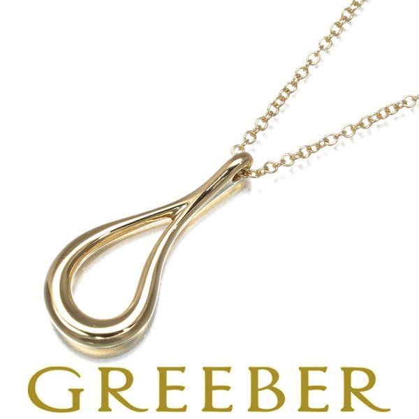 ティファニー ネックレス オープンティアドロップ K18YG #183822