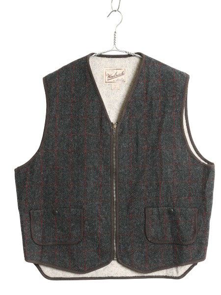 90s 00s ウールリッチ　裏ボア チェックベスト ヴィンテージ オンブレ 90s 00s ウールリッチ 裏ボア チェックベスト ヴィンテージ オンブレ