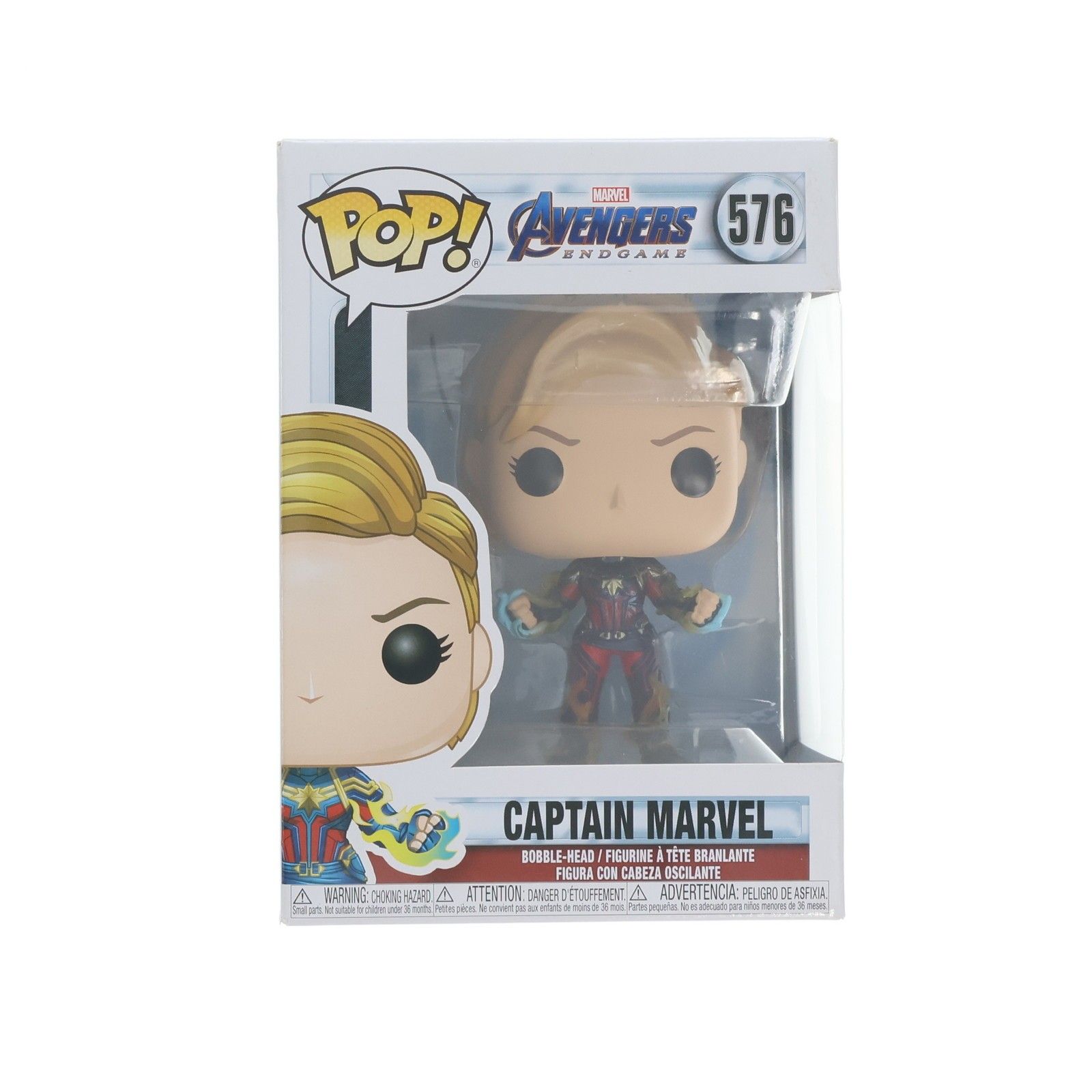 POP! Marvel Series #576 キャプテン・マーベル(ショートヘア版