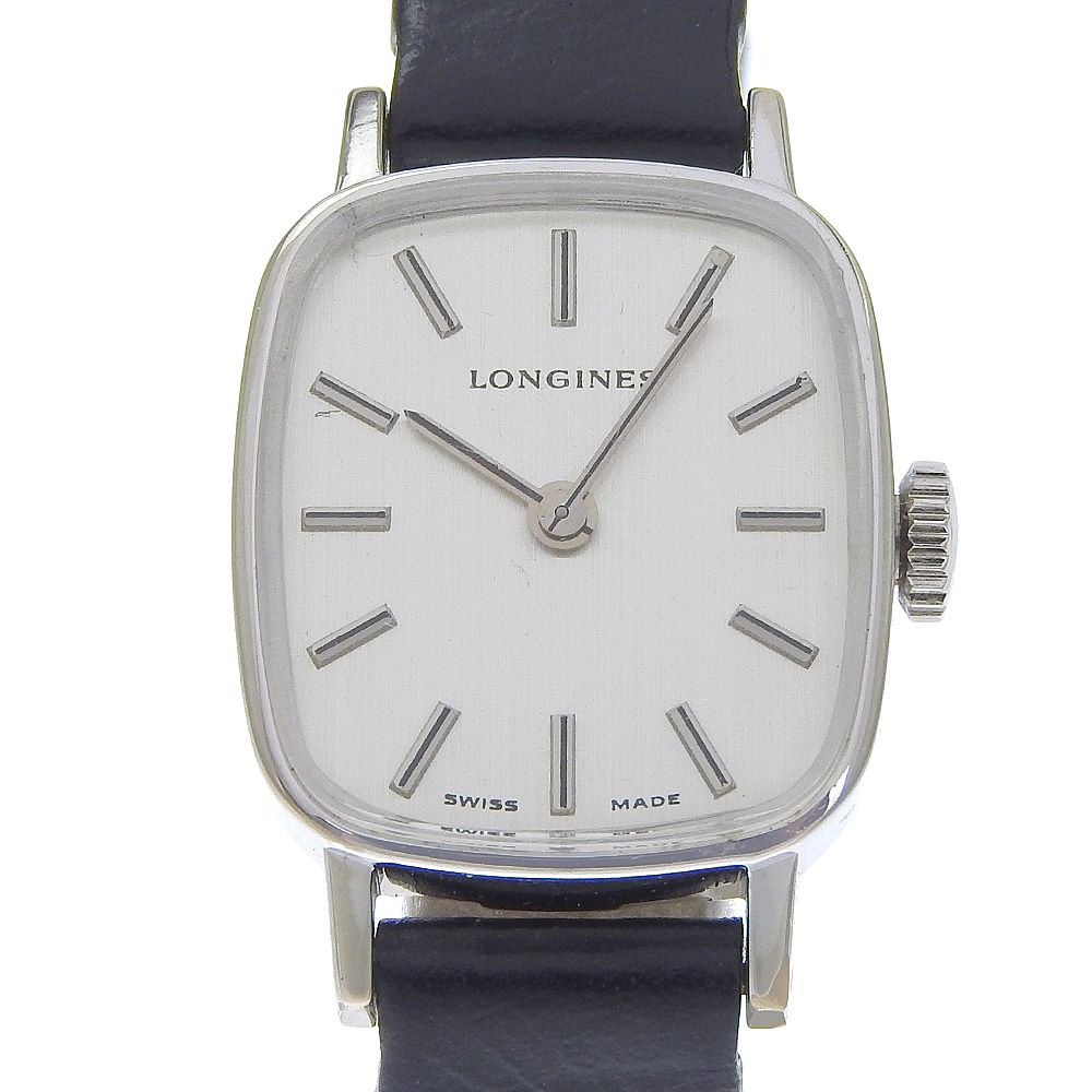 LONGINES】ロンジン Cal.5602 ステンレススチール×型押しレザー 手巻き