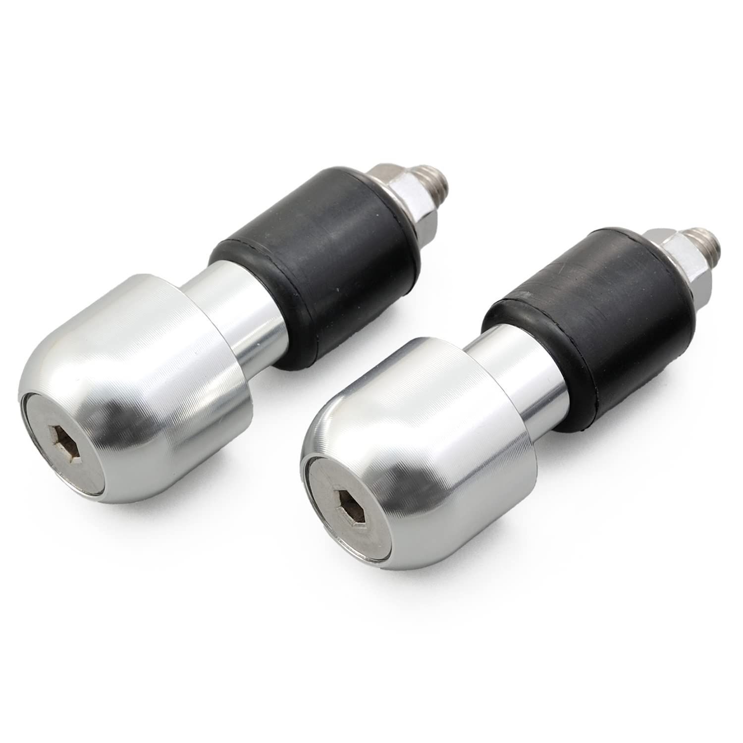 バーエンド 車＆バイク バイク 汎用 内径φ14-19 アルミビレット
