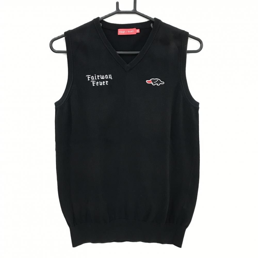 rough & swell ニットベスト Mサイズ カジュアルゴルフドットコムby PALM SPRINGSにrough&swell［ラフアンド