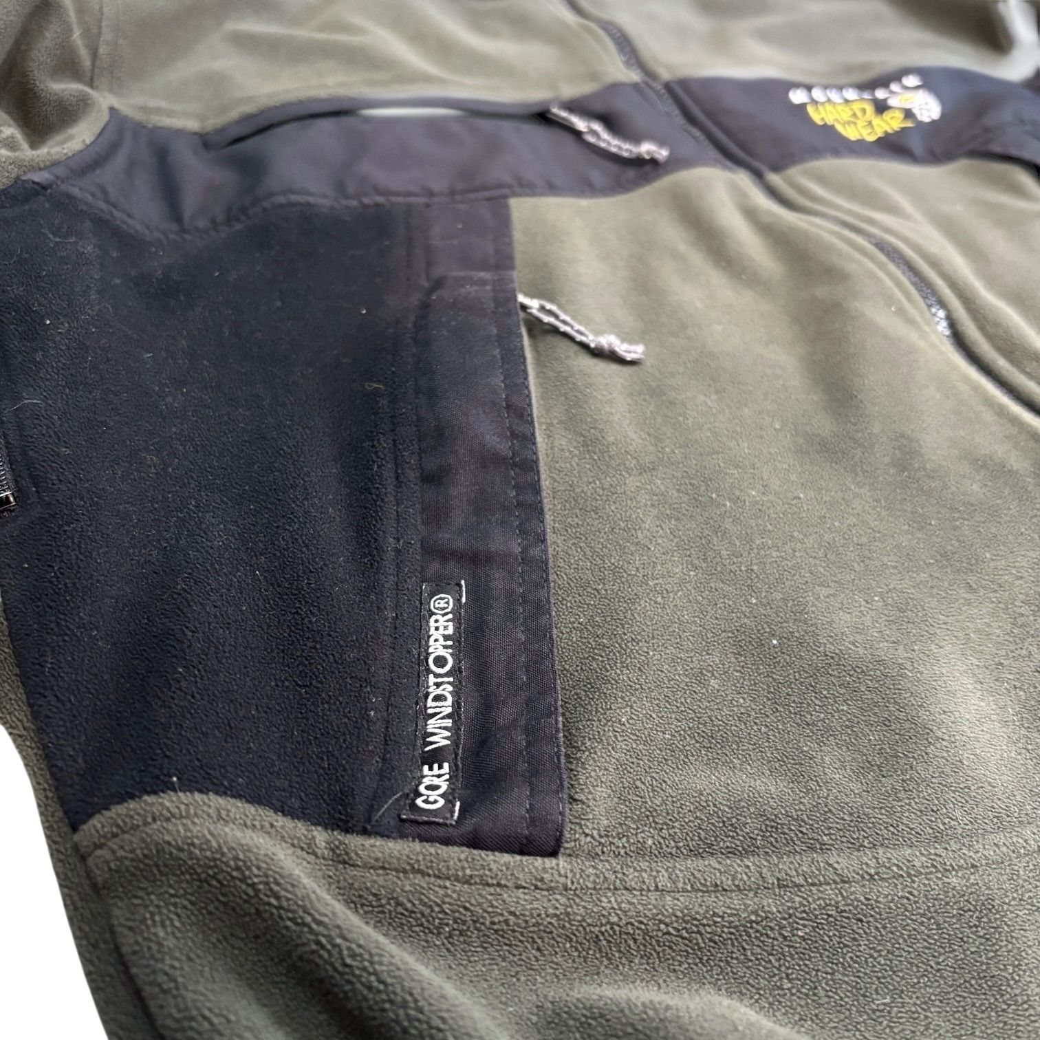 MOUNTAIN HARDWEAR Gore Windstopper Fleece JKT XL Green マウンテン