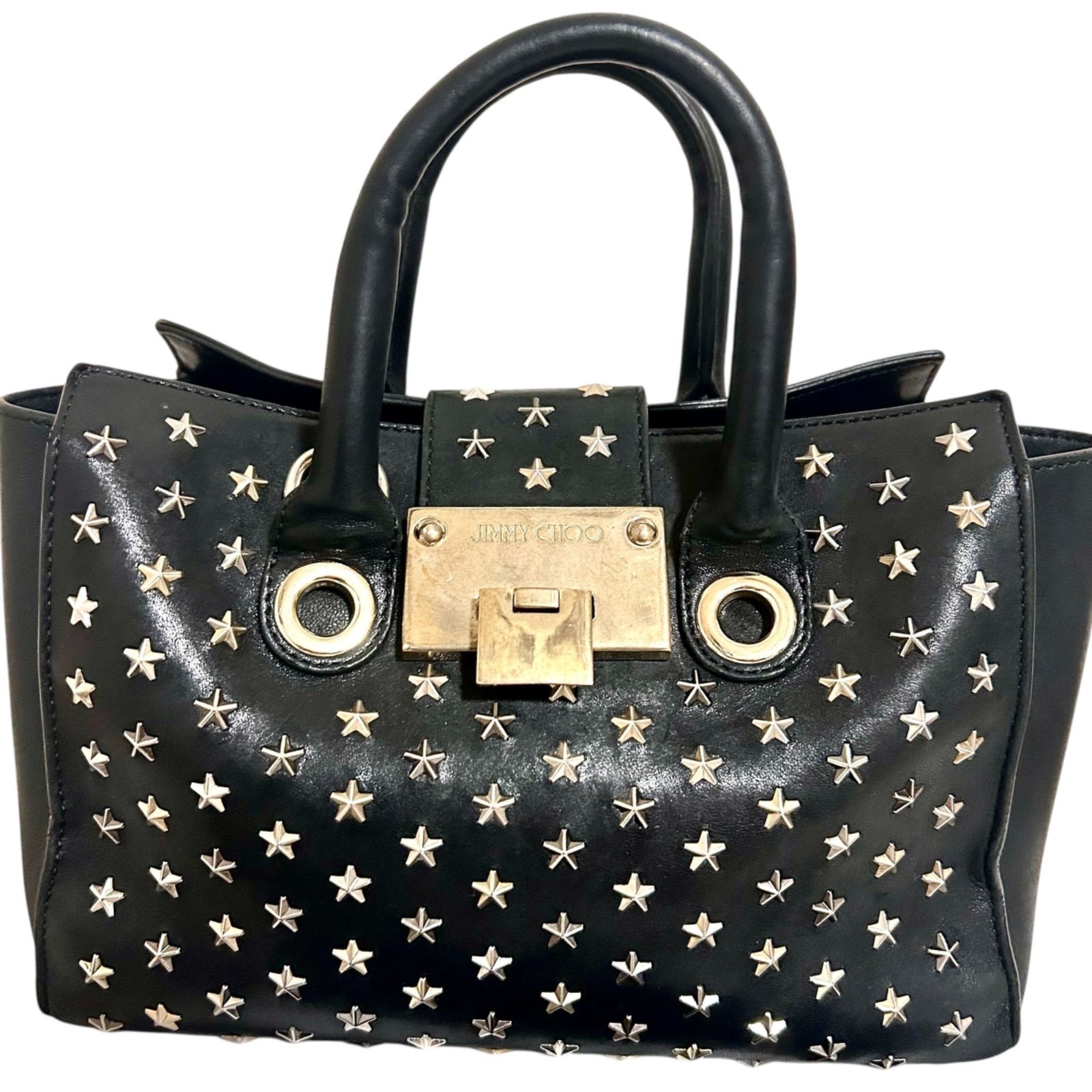 JIMMY CHOO】ジミーチュウ 正規品 ライリー スタースタッズ バッグ