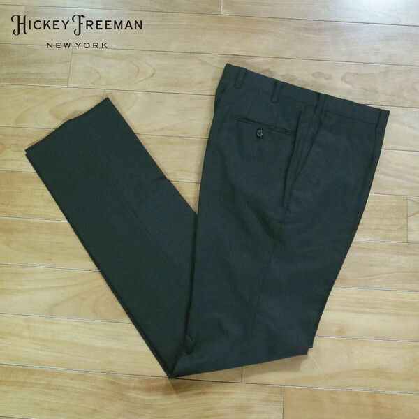 80%OFF 新品 ヒッキーフリーマン Hickey Freeman パンツ 82 MPT3048 L