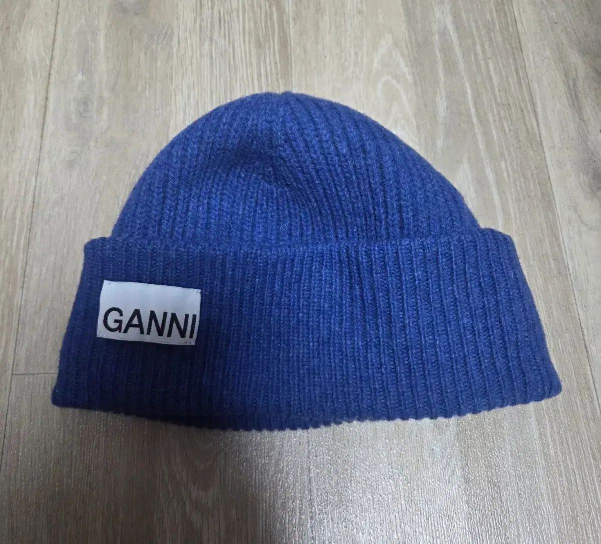 GANNI ガニー GANNI ブルー ビーニー 帽子 ニット帽 水色 ビーニー