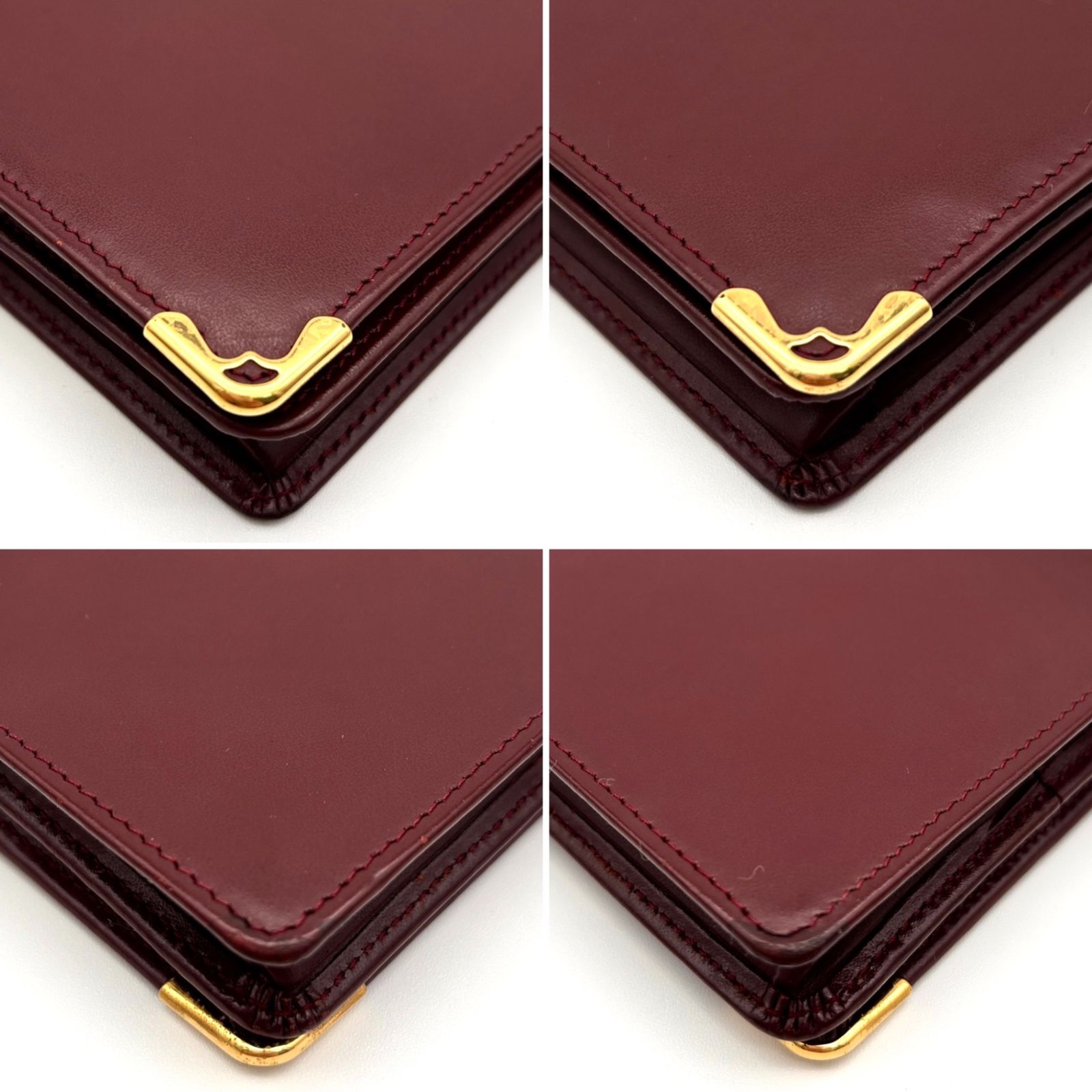 正規品・廃盤 Cartier カルティエ 長財布 マストライン ロゴ レザー