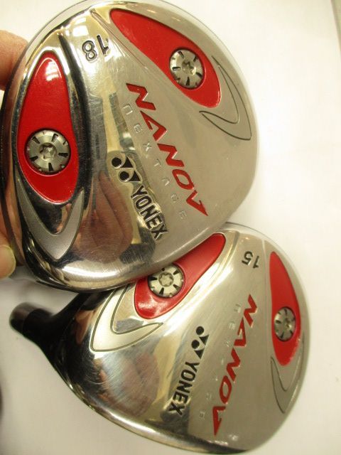 NANOV ヨネックスのフェアウェイウッド3番と5番の2本 NANOV ヨネックスの