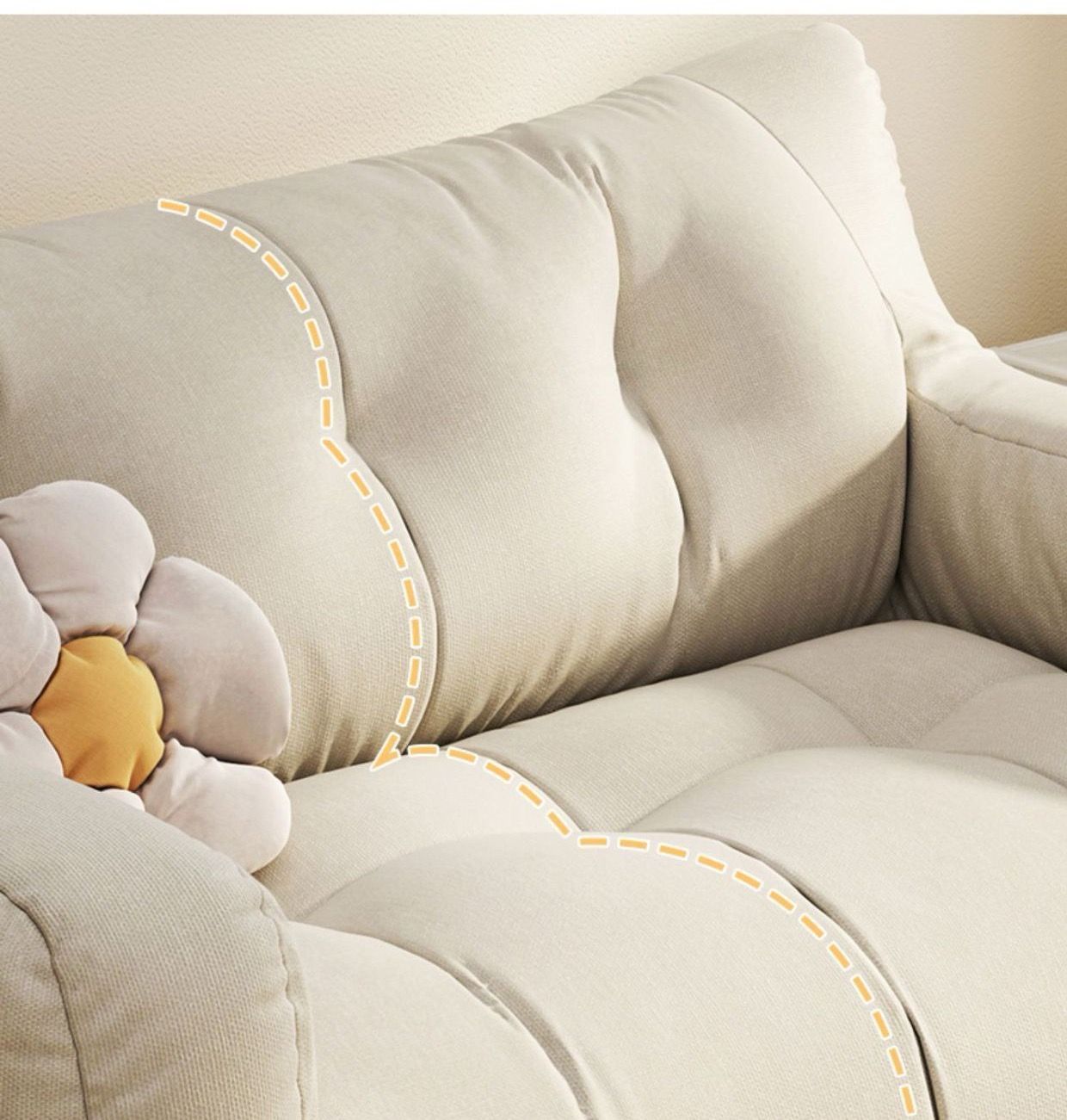 ビーズクッション 洗えるカバー