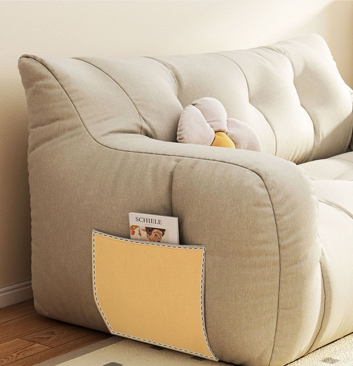 大好評☆ビーズクッション 洗えるカバー 座椅子ソファ 2人掛け KNK（株