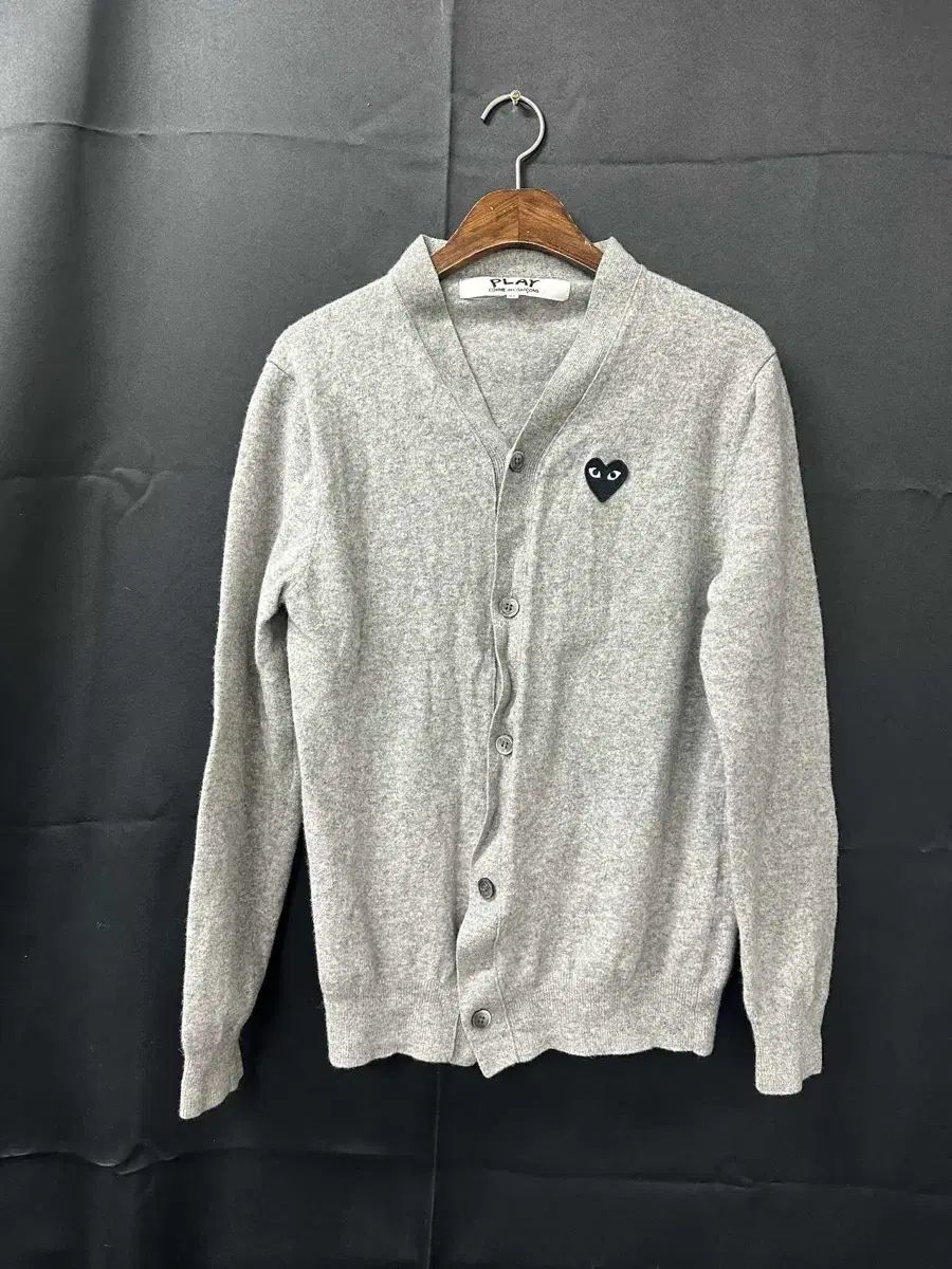 コム・デ・ギャルソン PLAY グレー カーディガン - メルカリ