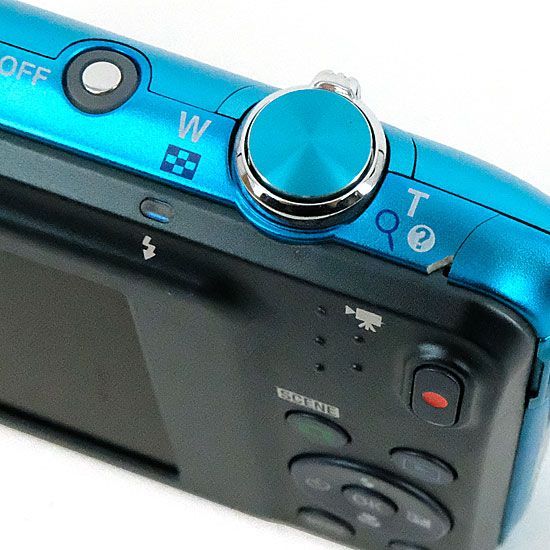 bn:16] Nikon製 デジカメ COOLPIX S3500 ブルー/2005万画素 本体いたみ