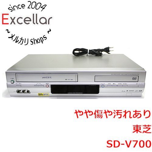 bn:2] TOSHIBA製 VHSビデオデッキ一体型DVDプレーヤー SD-V700 - メルカリ