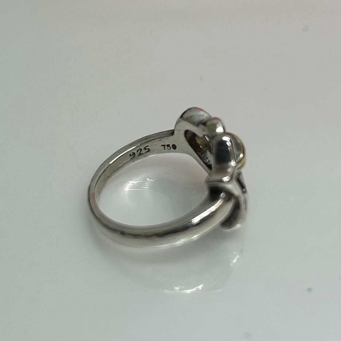 Tiffany&Co. ティファニー ハート&スターリング 925/750 シルバー