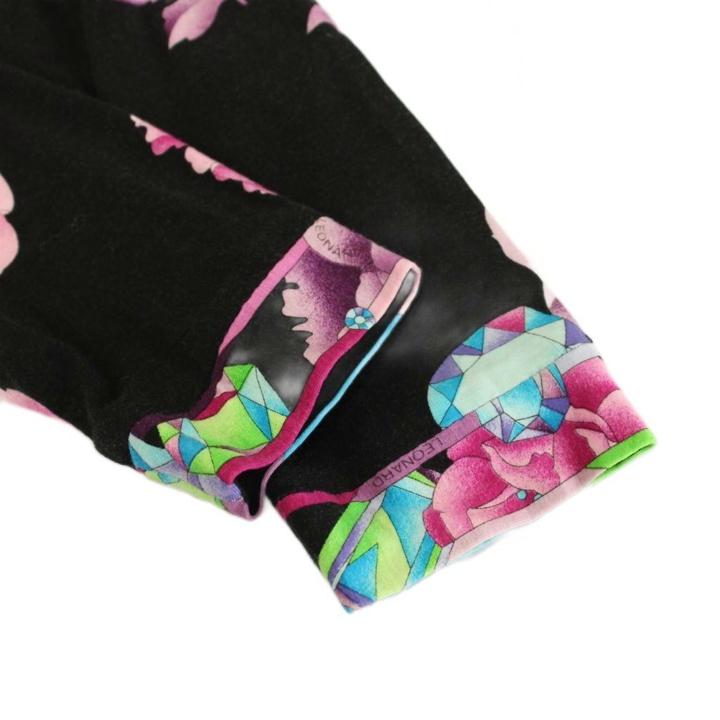 レオナールスポーツ LEONARD SPORT カットソー 長袖 38 黒 マルチ