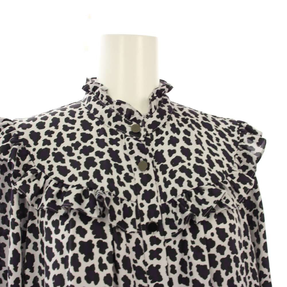 グレースクラス GRACE Class 22AW レオパードフリルシャツワンピース  