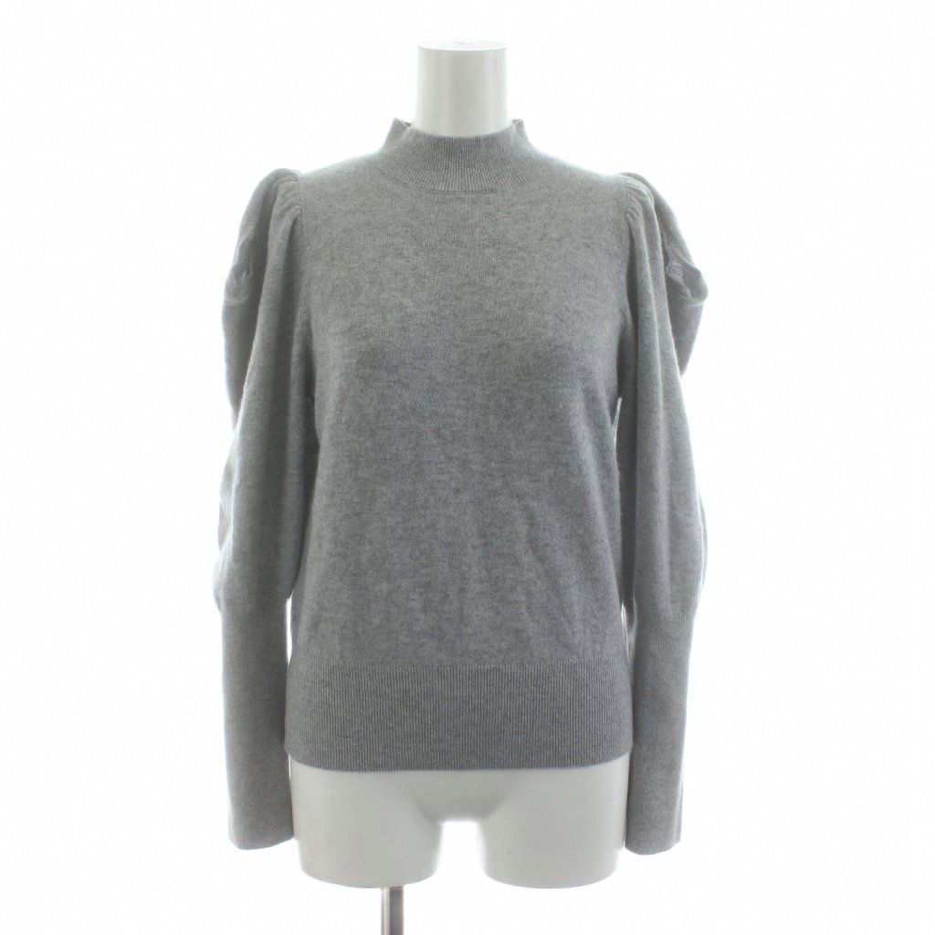 セルフォード CELFORD カシミヤ混肩スリットニットプルオーバー 長袖