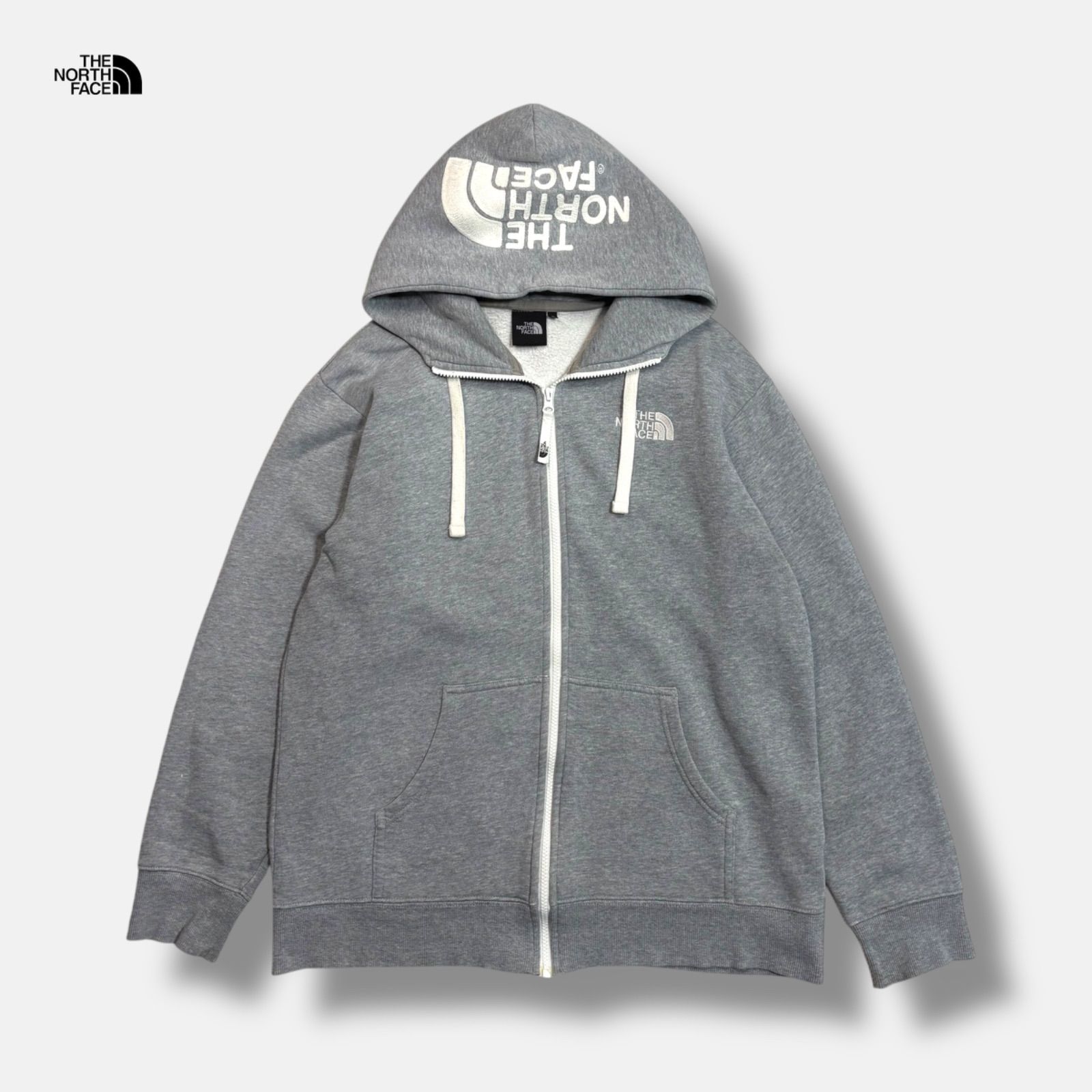 THE NORTH FACE リアビューフルジップフーディ グレー L - メルカリ