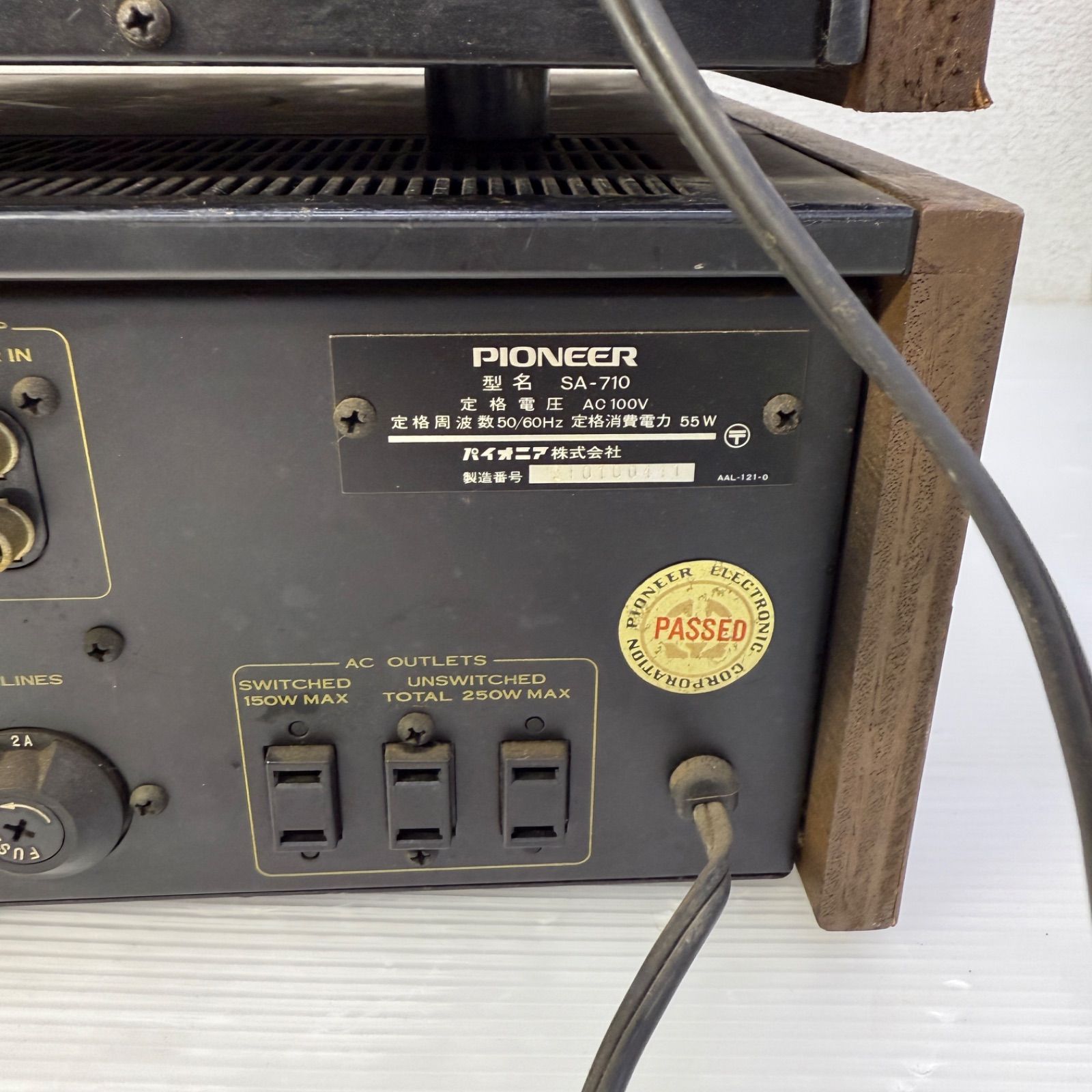 ☆パイオニア Pioneer☆TX-620 ステレオチューナー SA-710 ステレオ