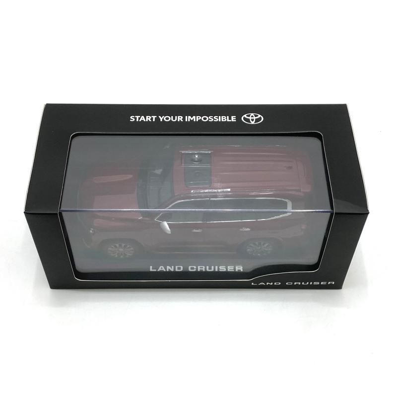 開封 ランドクルーザーミニカー LAND CRUISER 3 Q 3ダークレッドマイカメタリック 1 30スケール ダイキャスト製 95