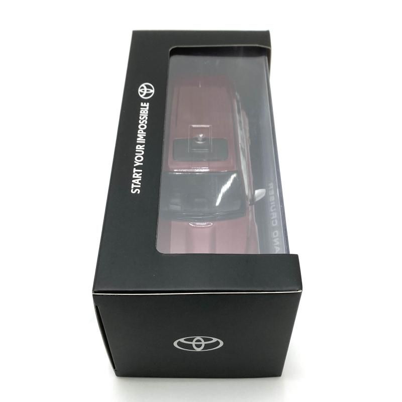  開封 ランドクルーザーミニカー LAND CRUISER 3 Q 3ダークレッドマイカメタリック 1 30スケール ダイキャスト製 95 その他 ミニカー